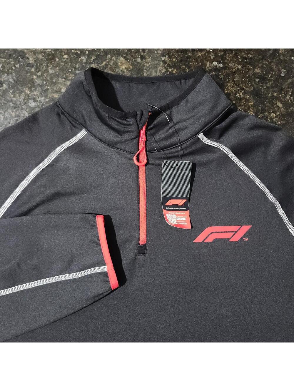 NWT Formula 1 F1 Pull Over Half Zip Mid Layer Stretch Performance Tech Mens XXL
